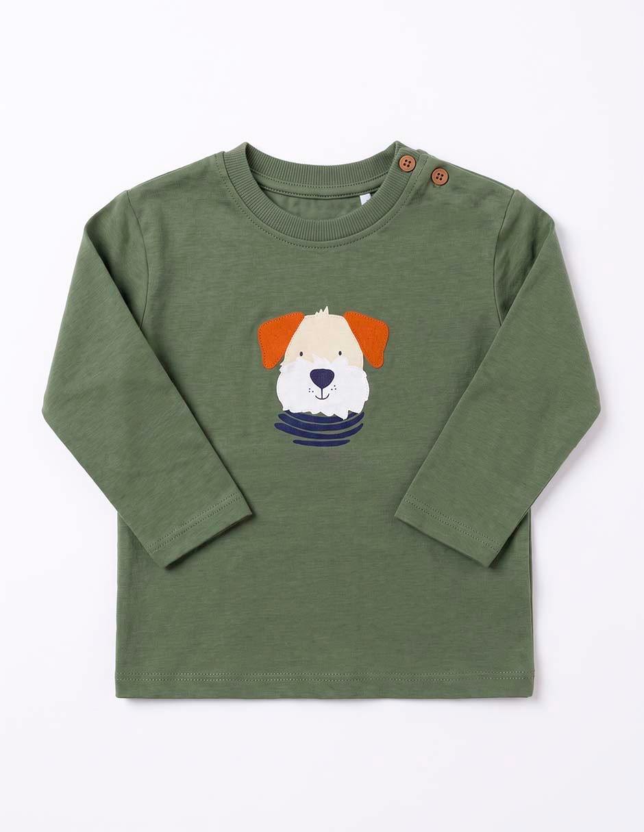Playera manga larga para bebé niño 3