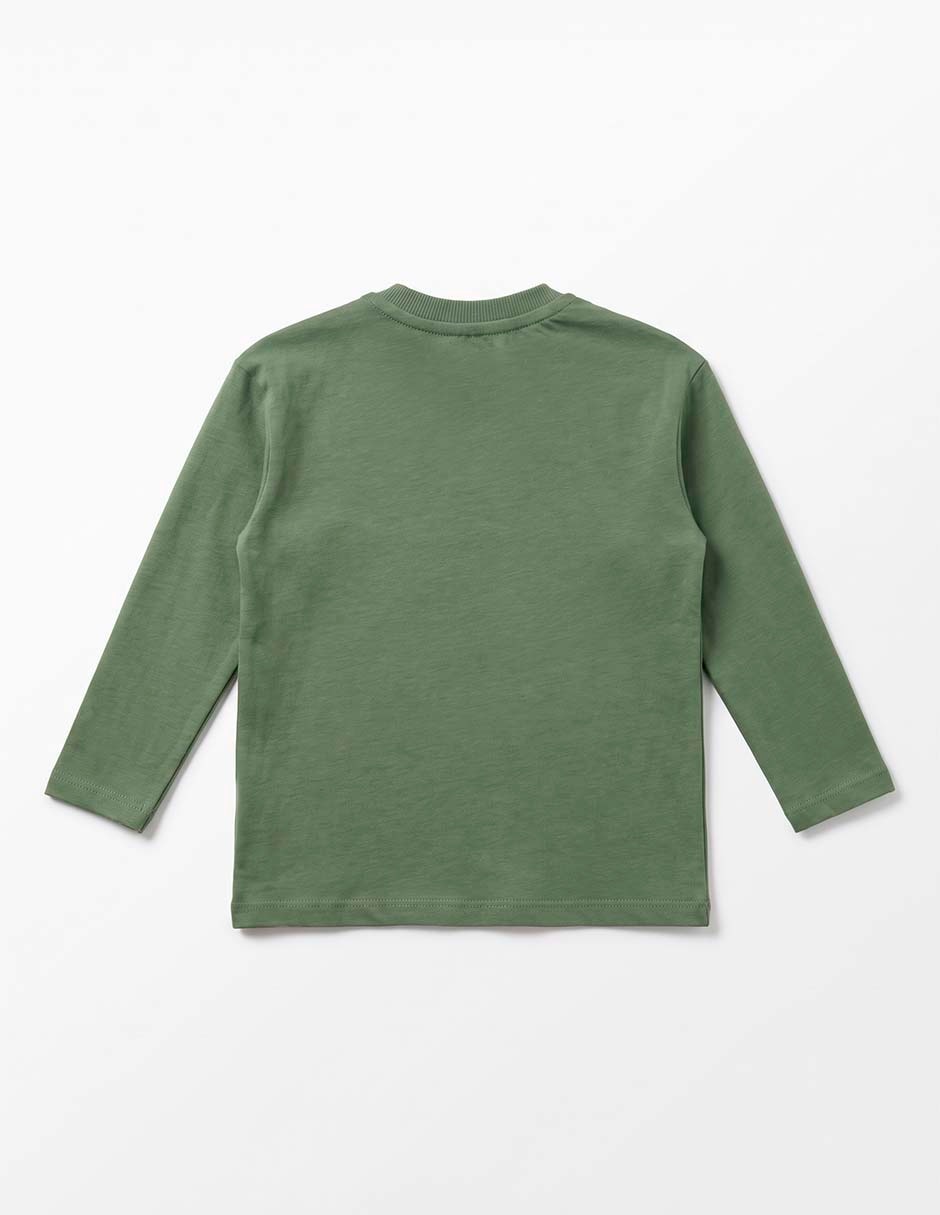 Playera manga larga para bebé niño 4