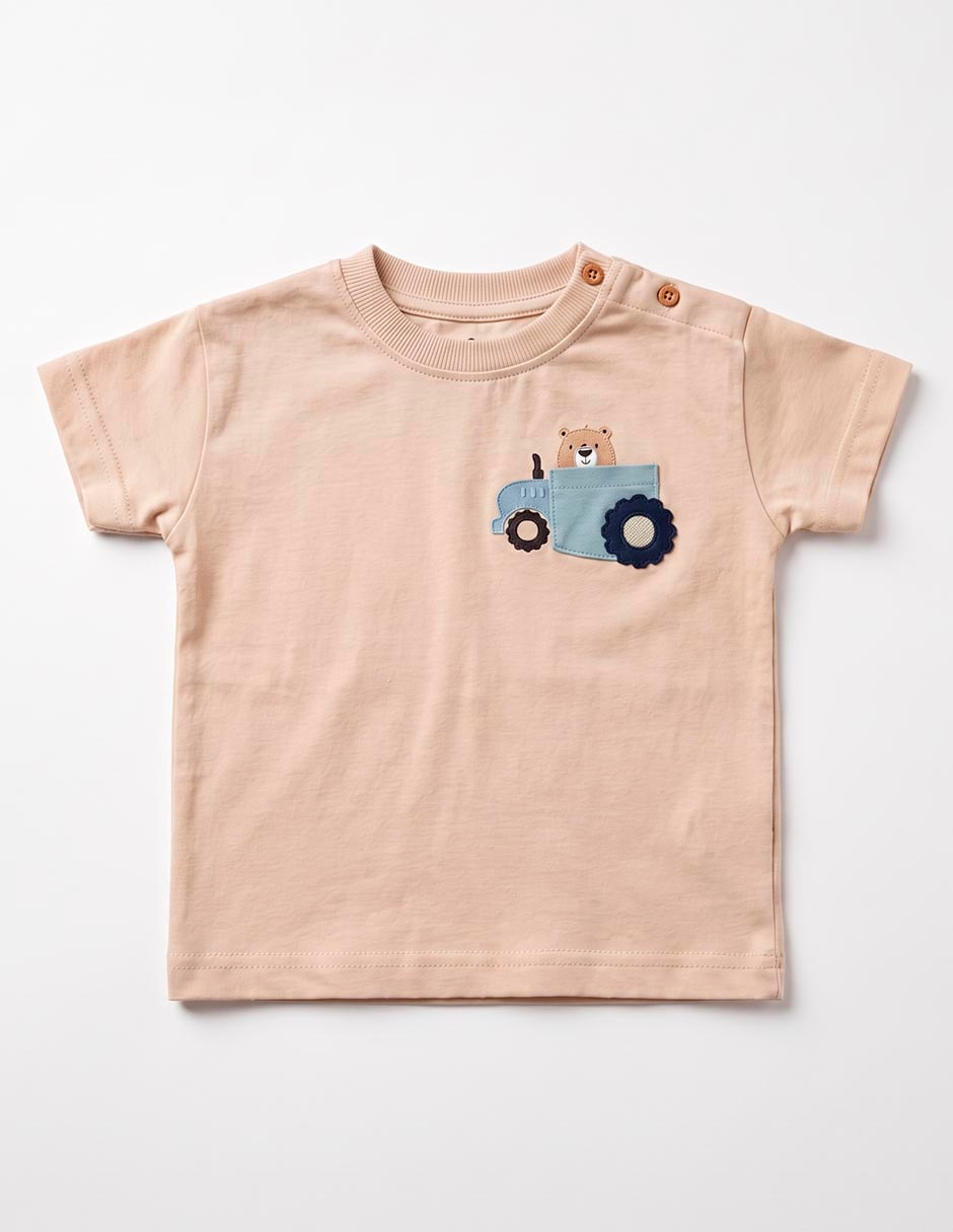 Playera manga corta para bebé niño 2