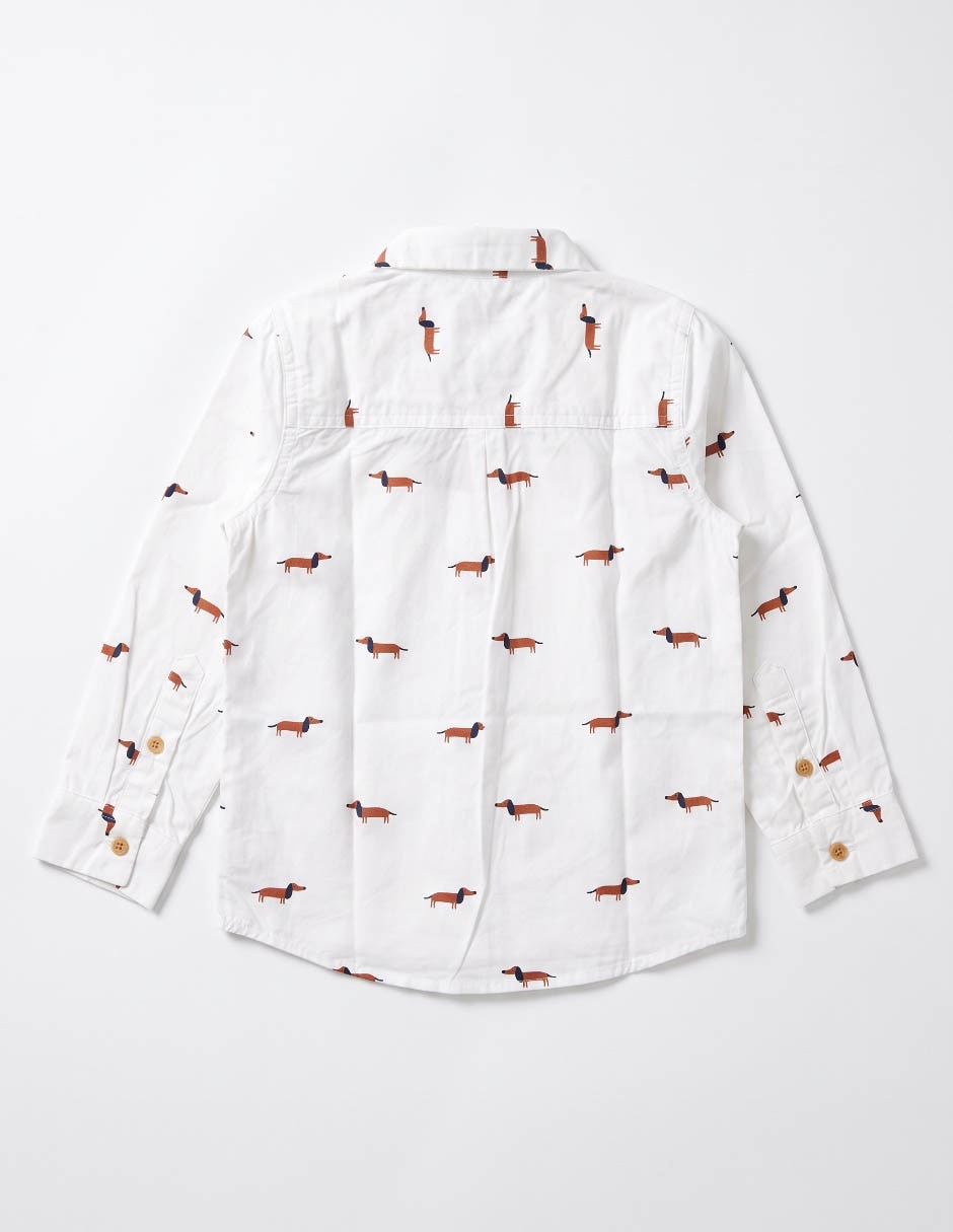Camisa manga larga para bebé niño 4
