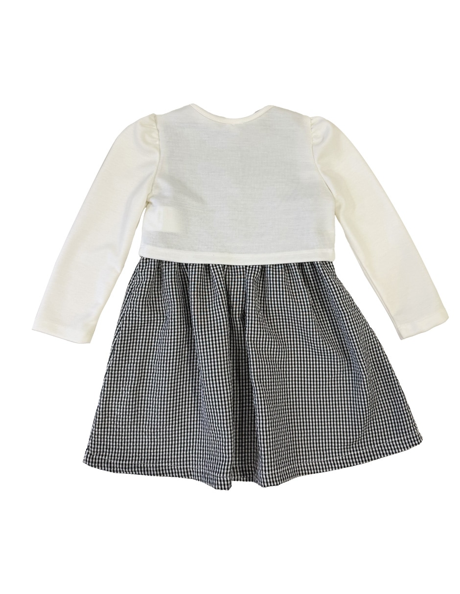 Conjunto vestido manga larga niña 6