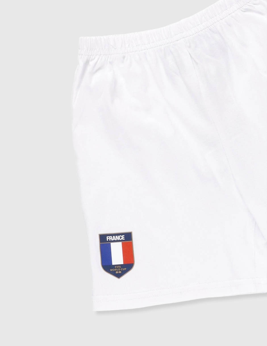 Conjunto Short Fifa Francia Para Niño