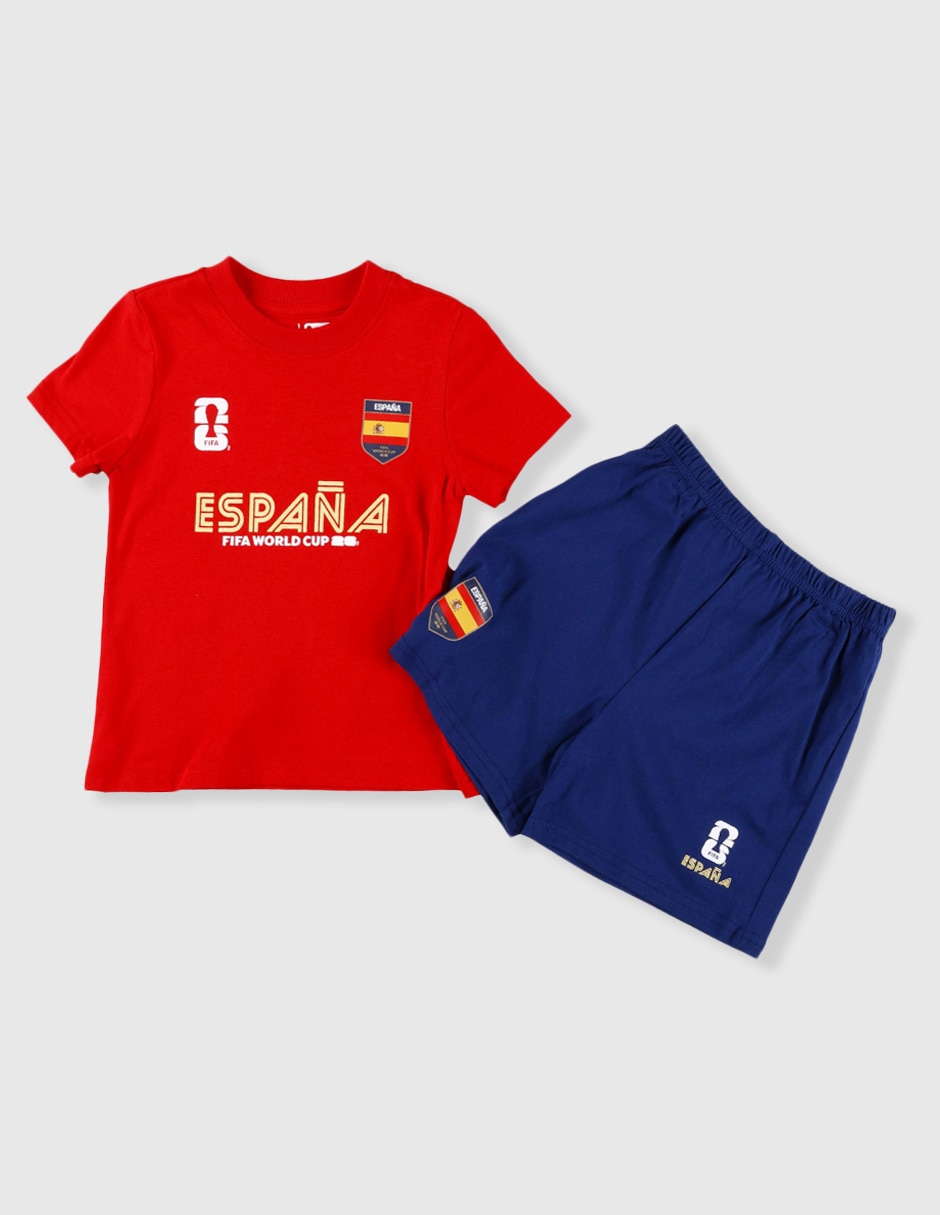 Conjunto short España para niño