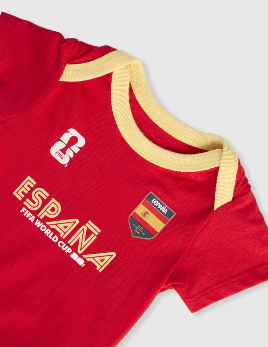 Conjunto pañalero España para bebé niño