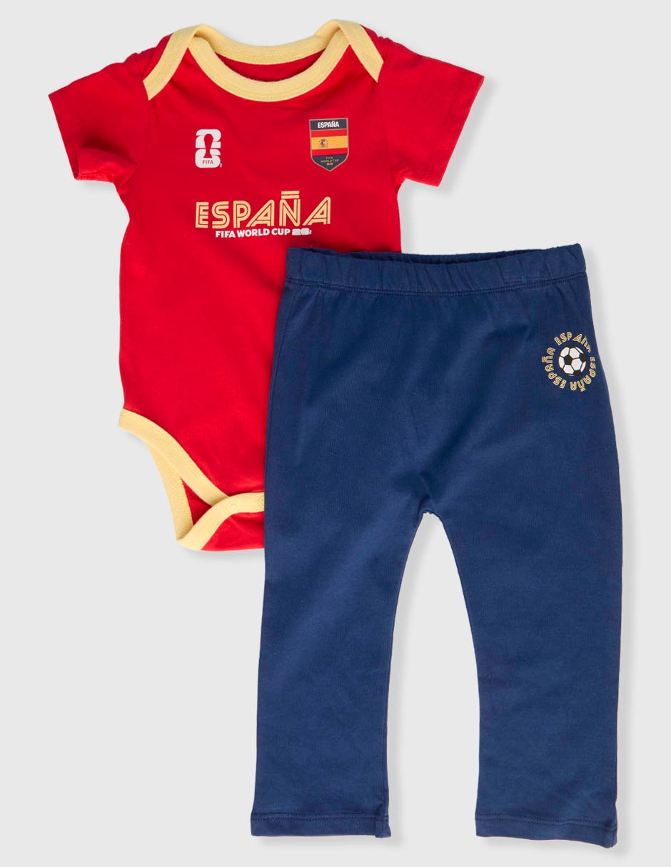 Conjunto pañalero España para bebé niño