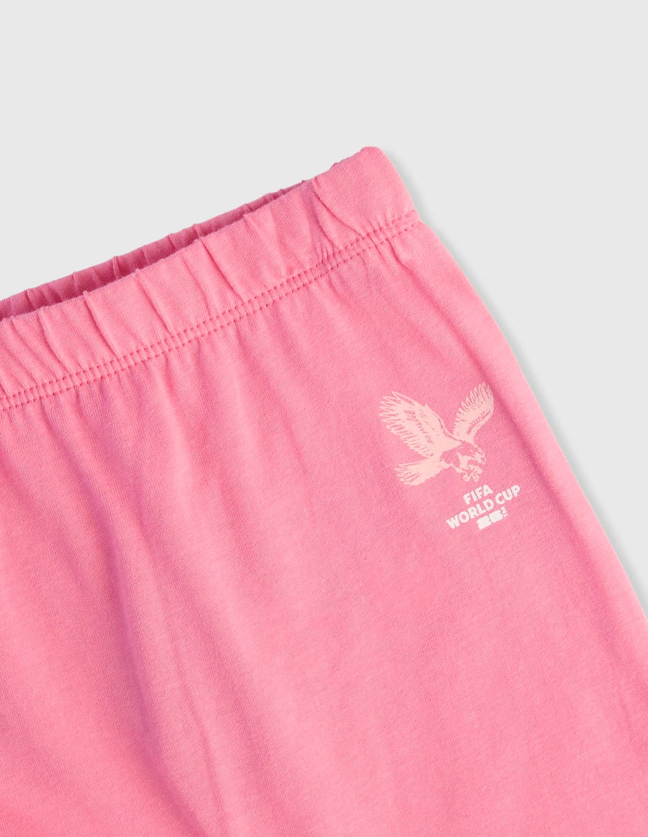 Conjunto pañalero Fifa México para bebé niña
