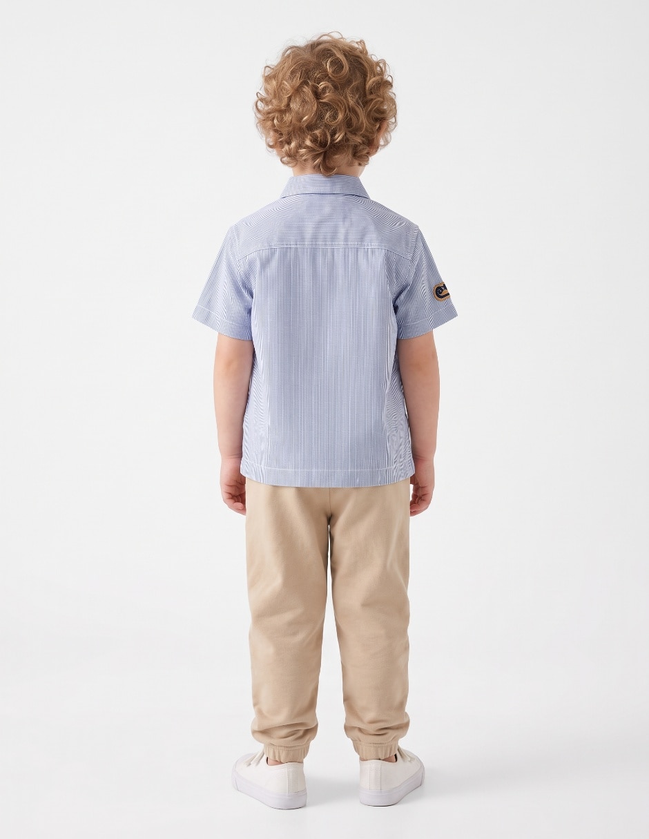 Camisa casual de algodón para niño 5