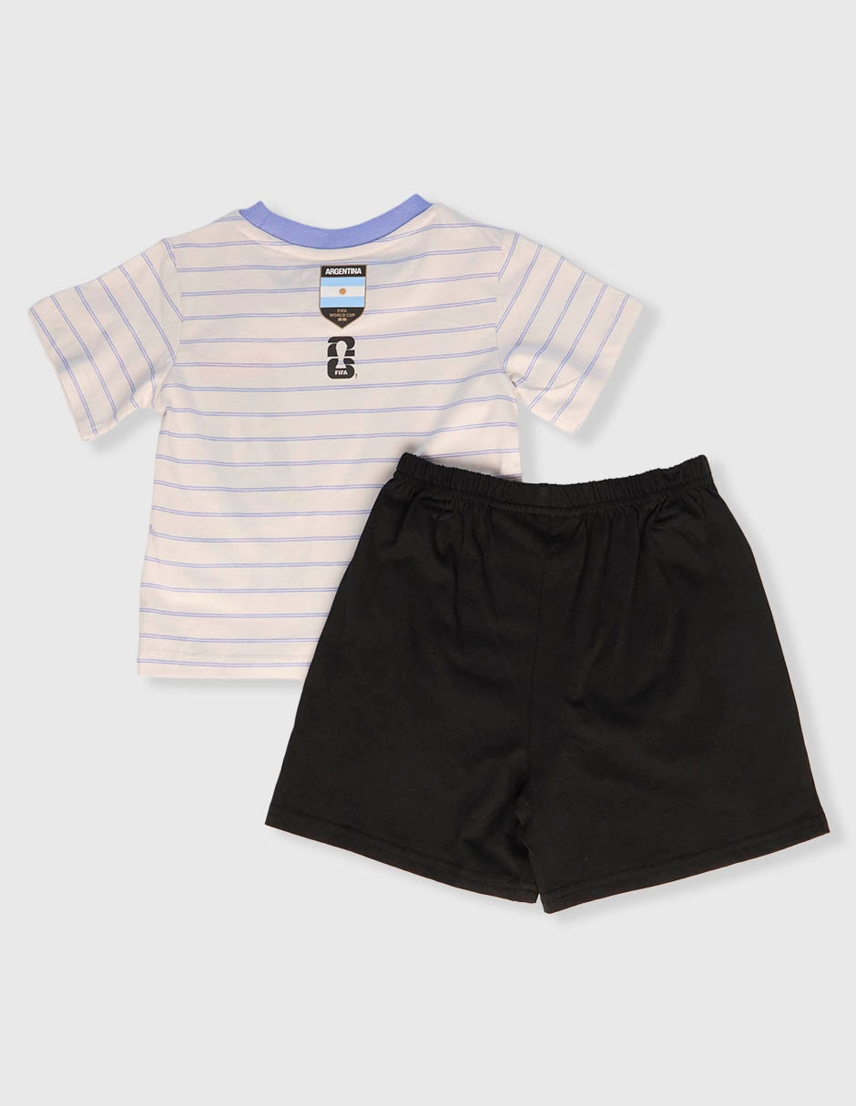Playera World Cup 2026 Argentina manga corta para bebé niña 5