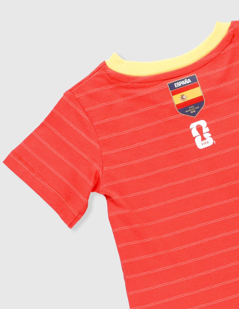 Playera World Cup 2026 España manga corta para bebé niña 2