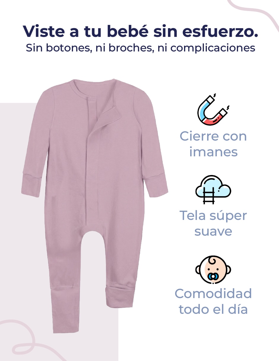 Mameluco de algodón para bebé niña 3