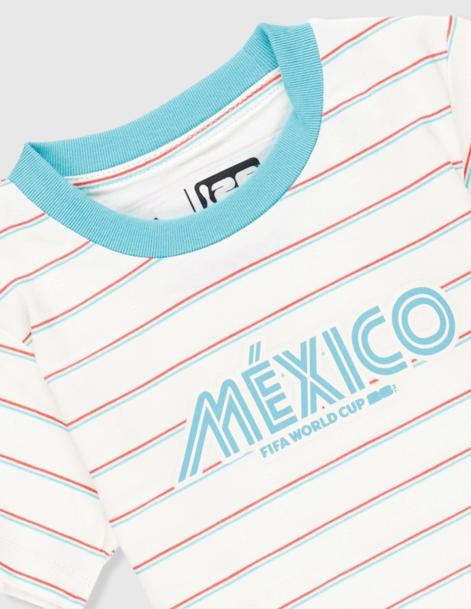 Playera Fifa World Cup 2026 México manga corta para bebé niña
