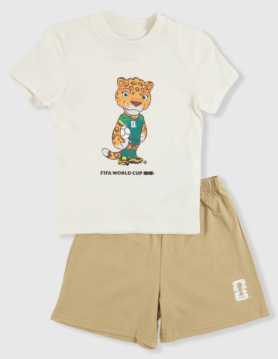 Conjunto pañalero Fifa FiFa Mascota bebé para niño