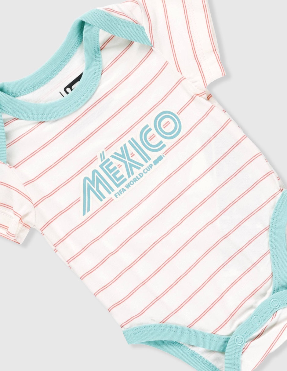 Conjunto casual fifa fifa méxico de algodón para bebé niña 3 piezas