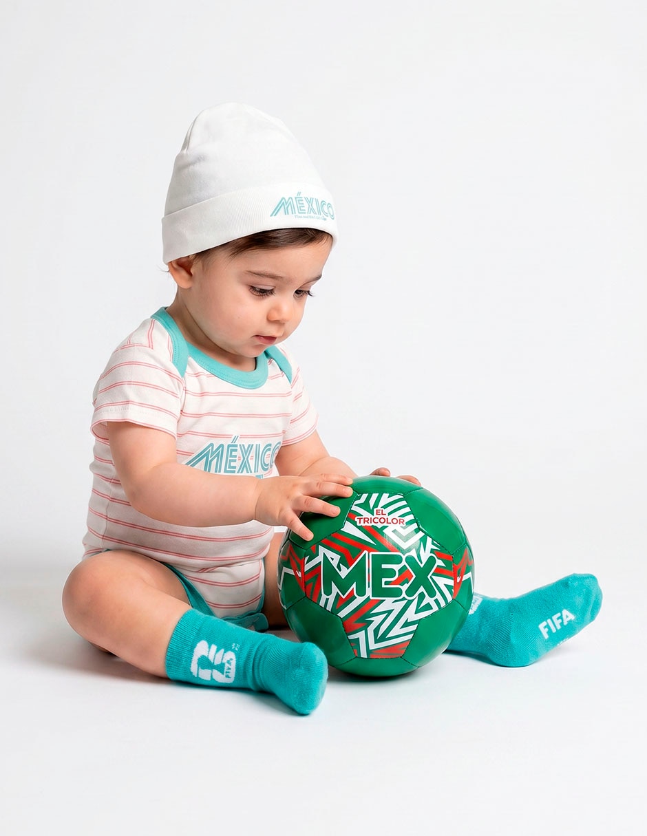 Conjunto casual fifa fifa méxico de algodón para bebé niña 3 piezas