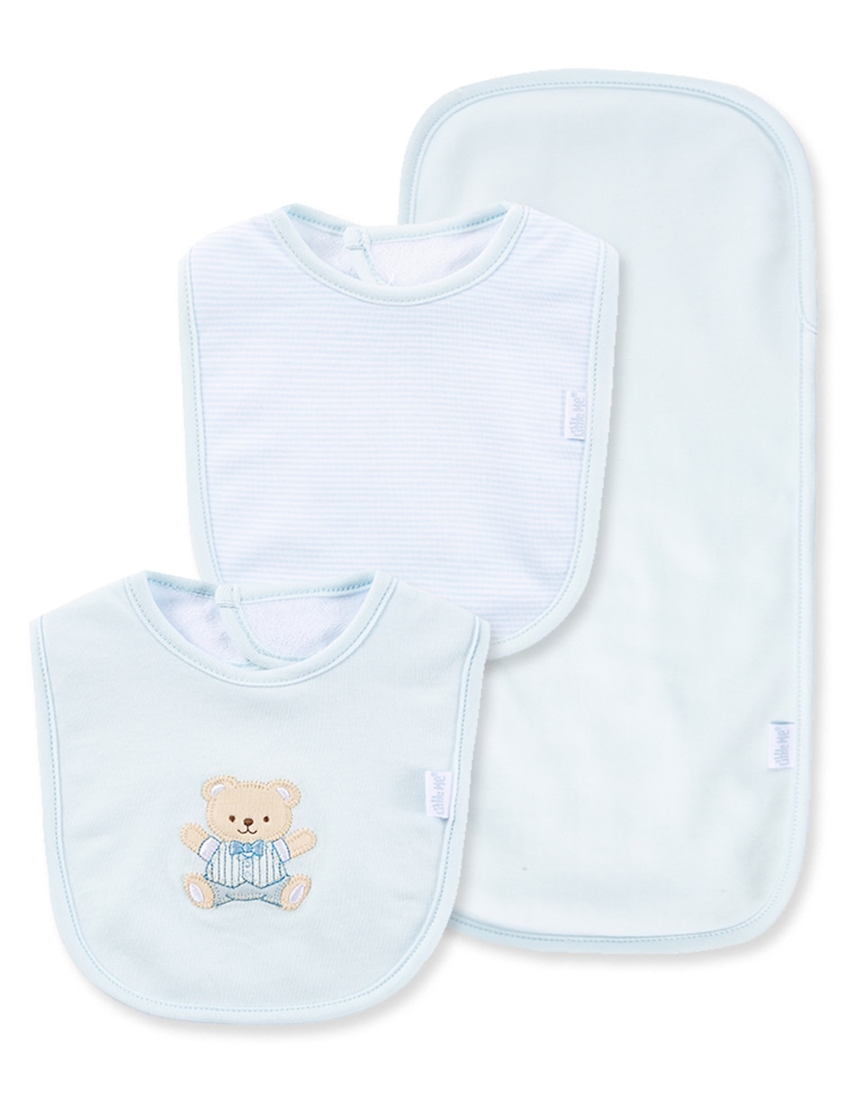 Set babero de algodón 3 Piezas 1