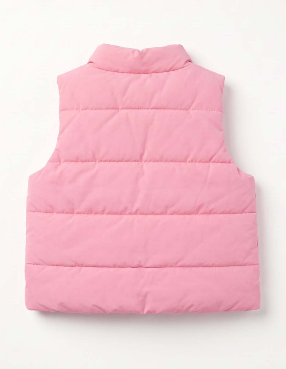 Chaleco capitonado para bebé niña 4