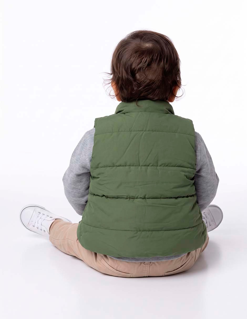 Chaleco con bolsillos para bebé niño 2