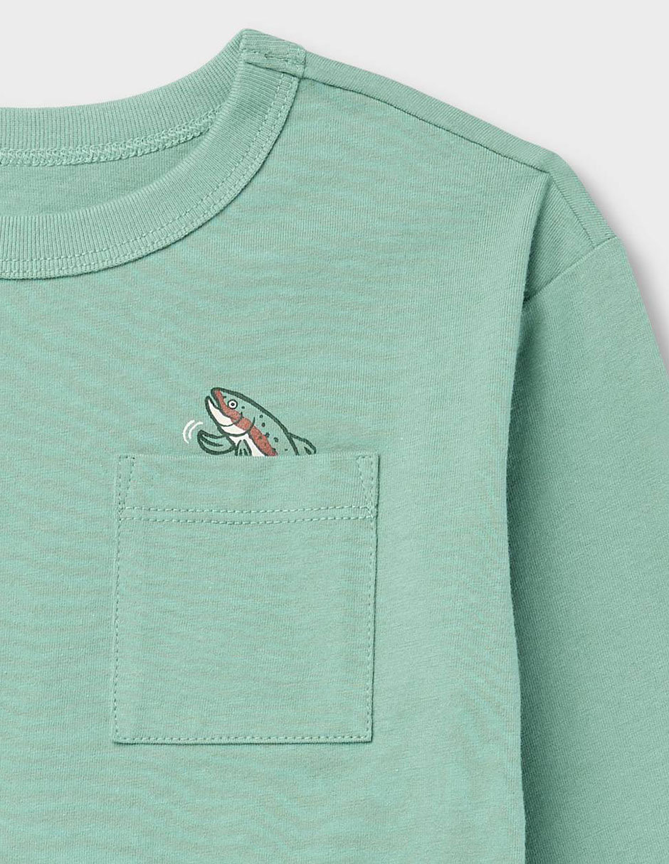 Playera manga larga para bebé niño 4