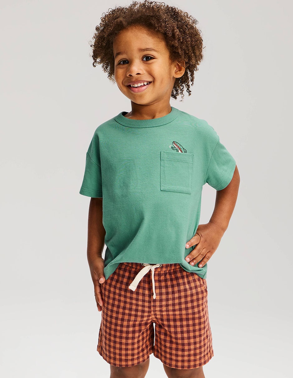 Playera manga corta para niño Playera manga corta para niño