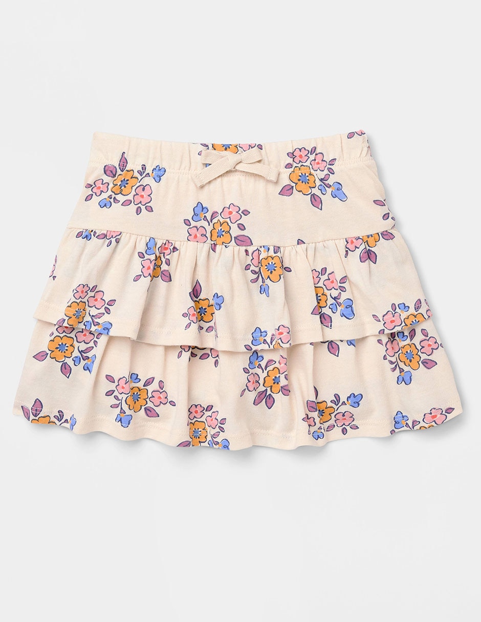 Falda de algodón para niña