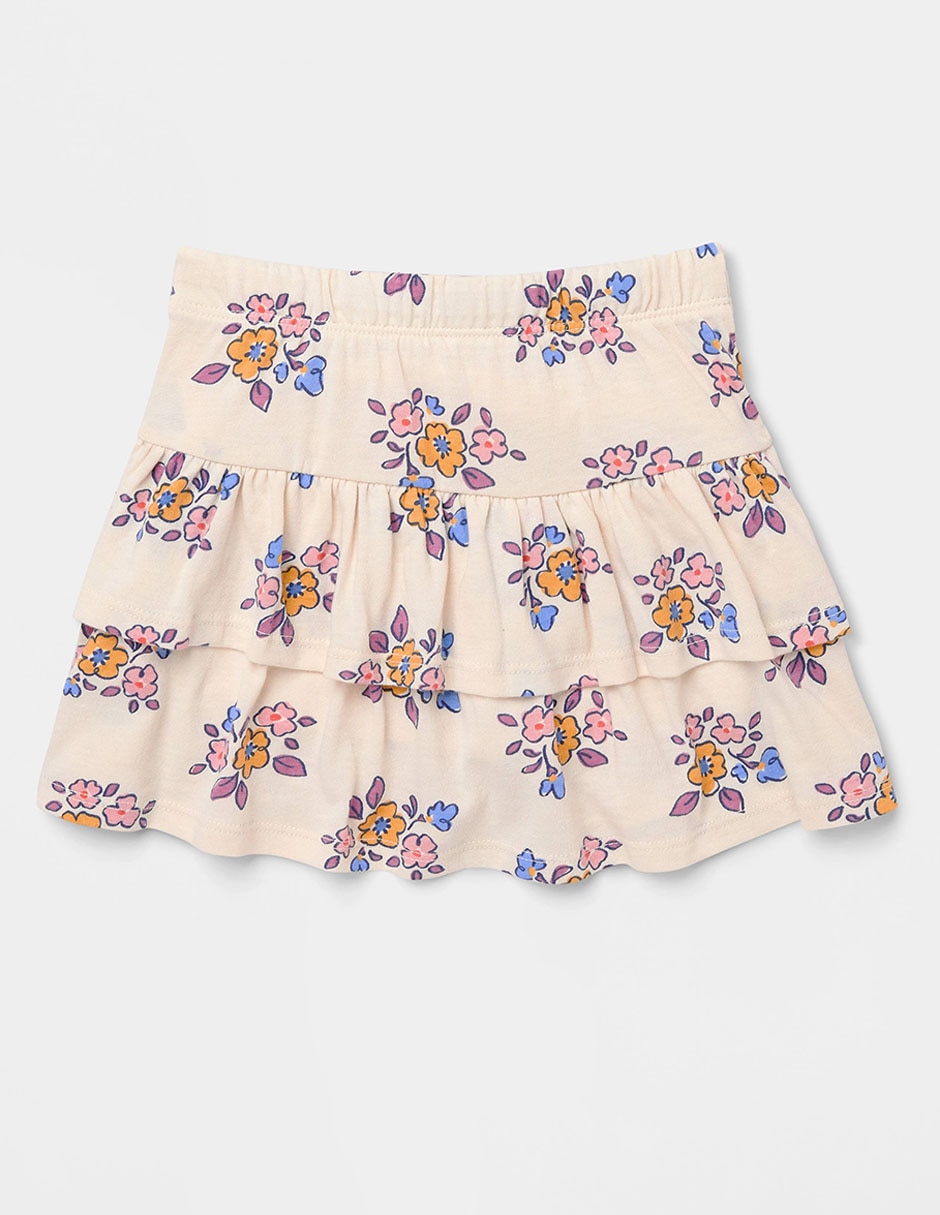 Falda de algodón para niña