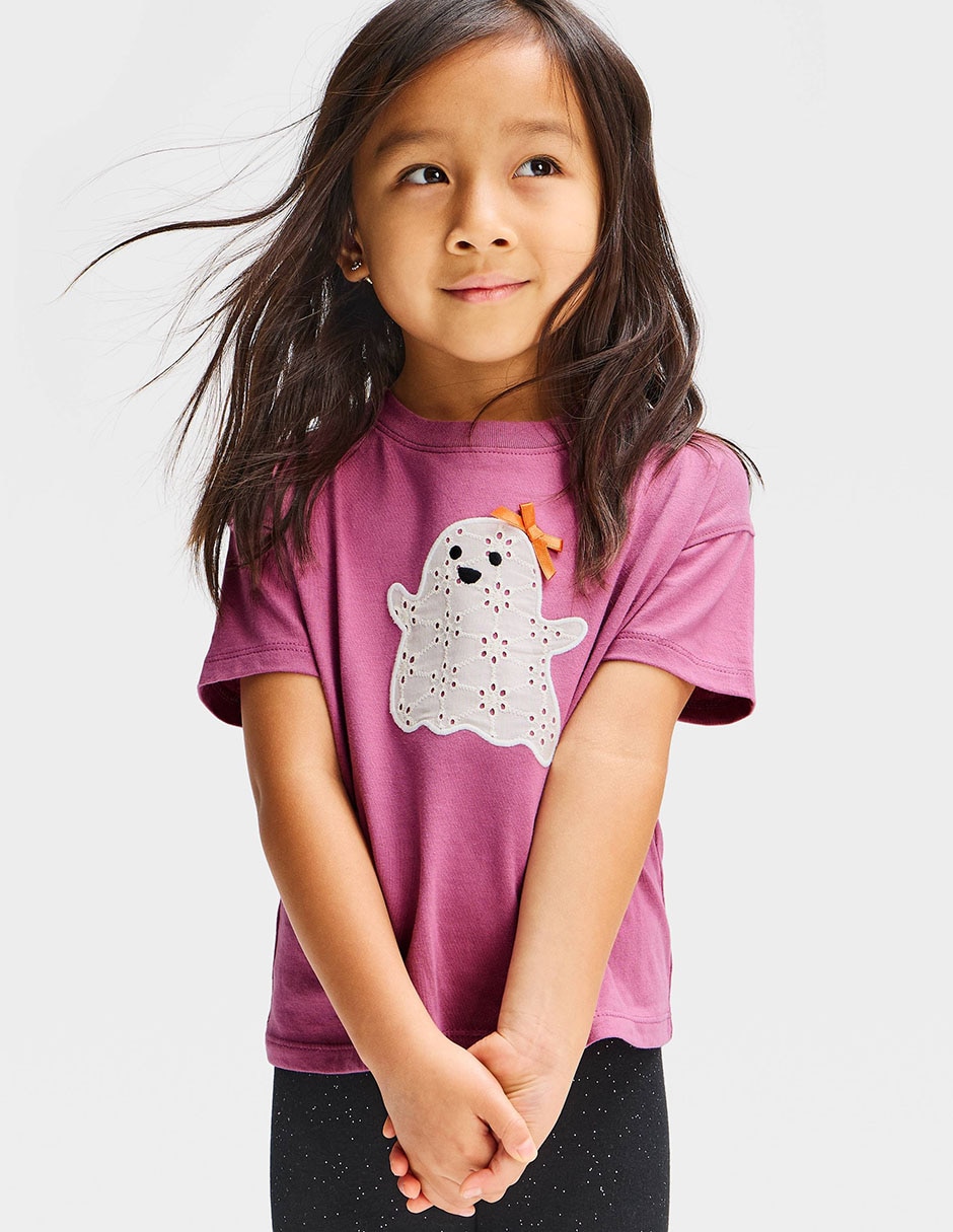 Playera manga corta para niña Playera manga corta para niña