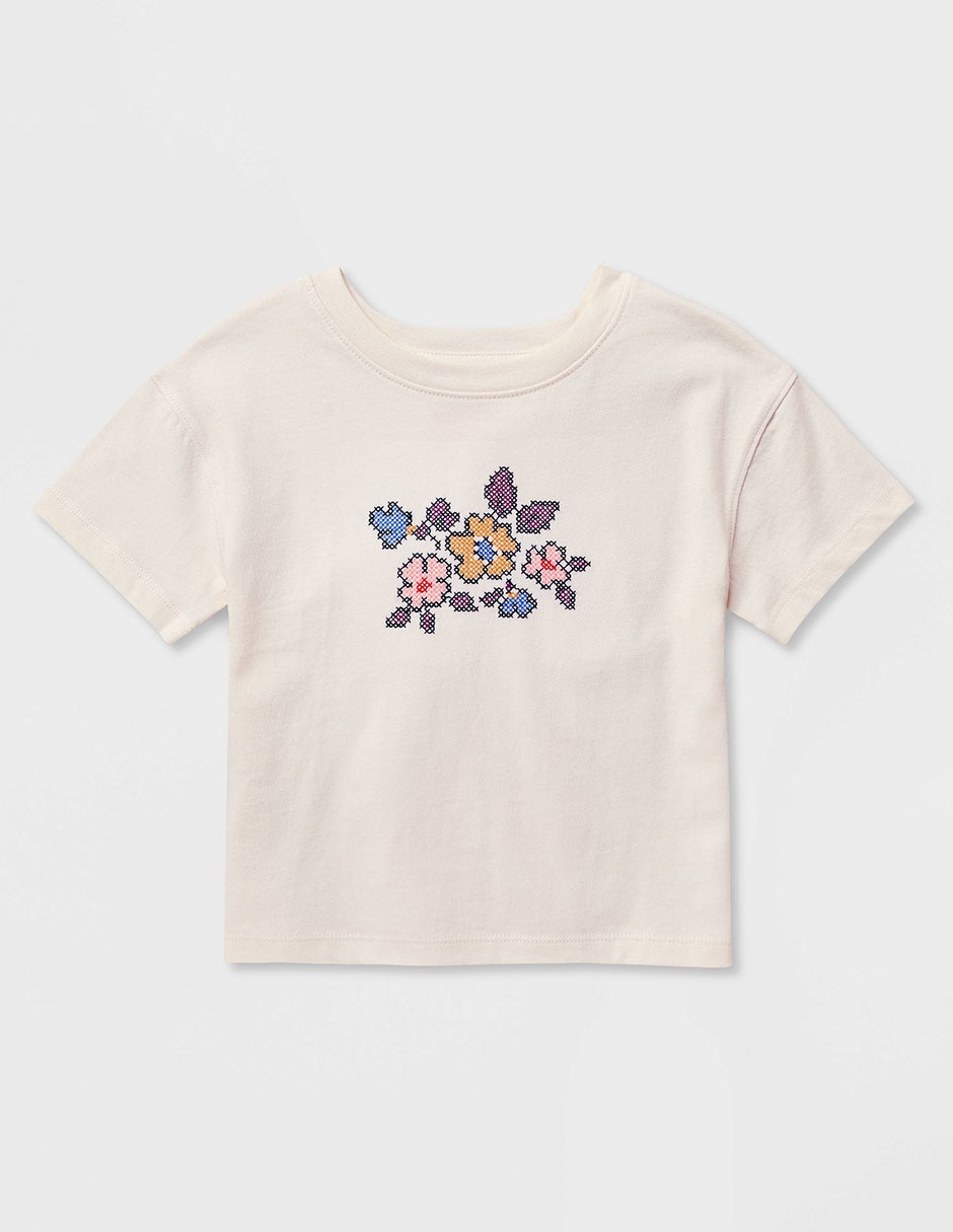 Playera manga corta para bebé niña 3