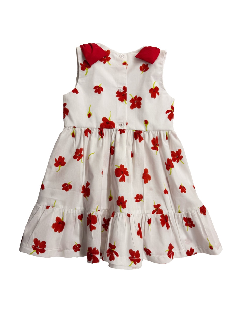 Vestido Fiorella sin manga para bebé niña