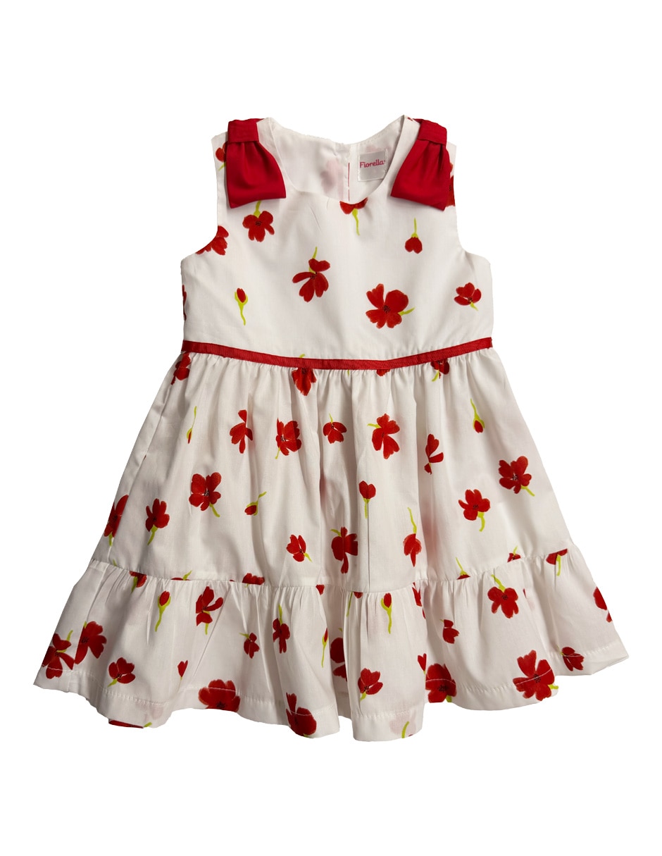Vestido sin manga para bebé niña Vestido sin manga para bebé niña
