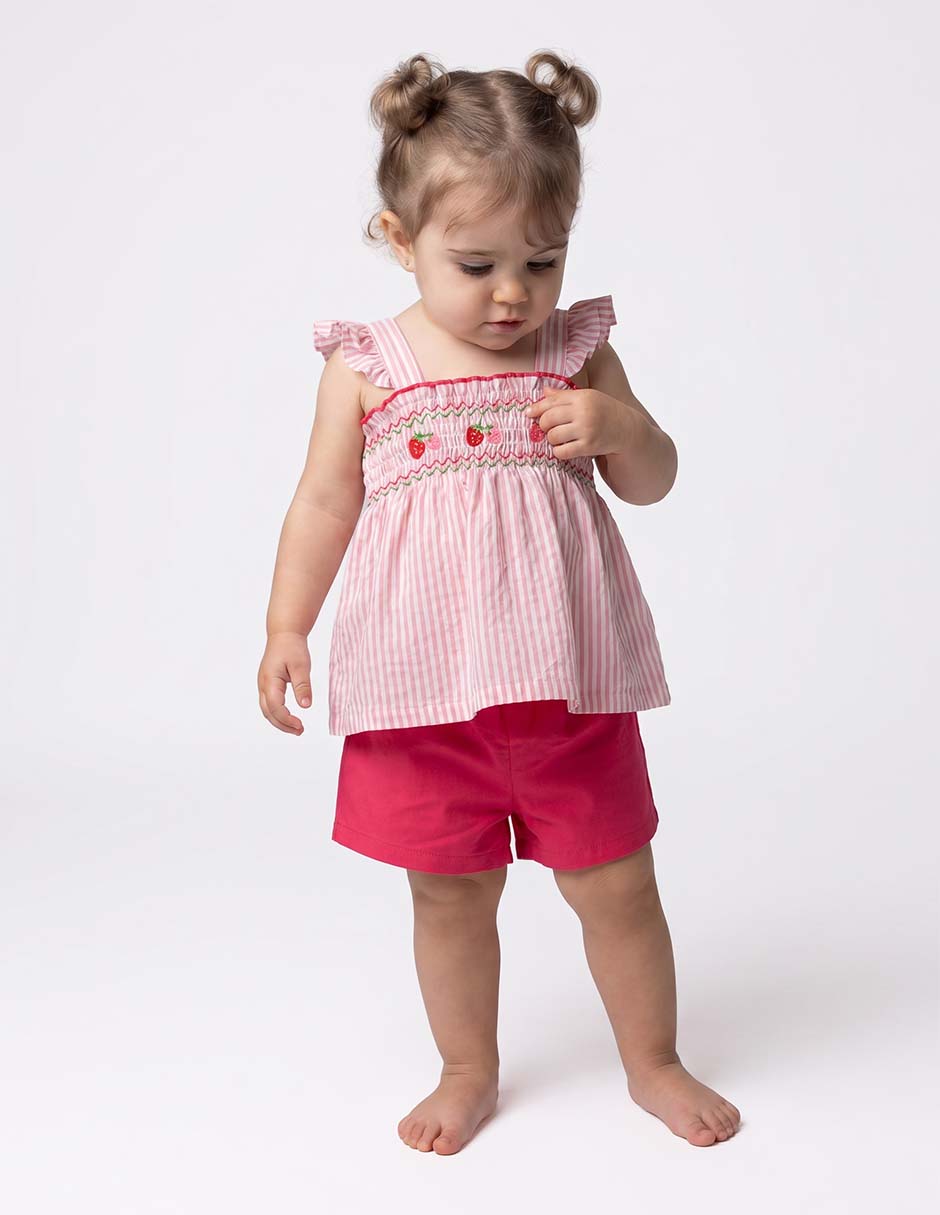 Conjunto de algodón para bebé niña Conjunto de algodón para bebé niña