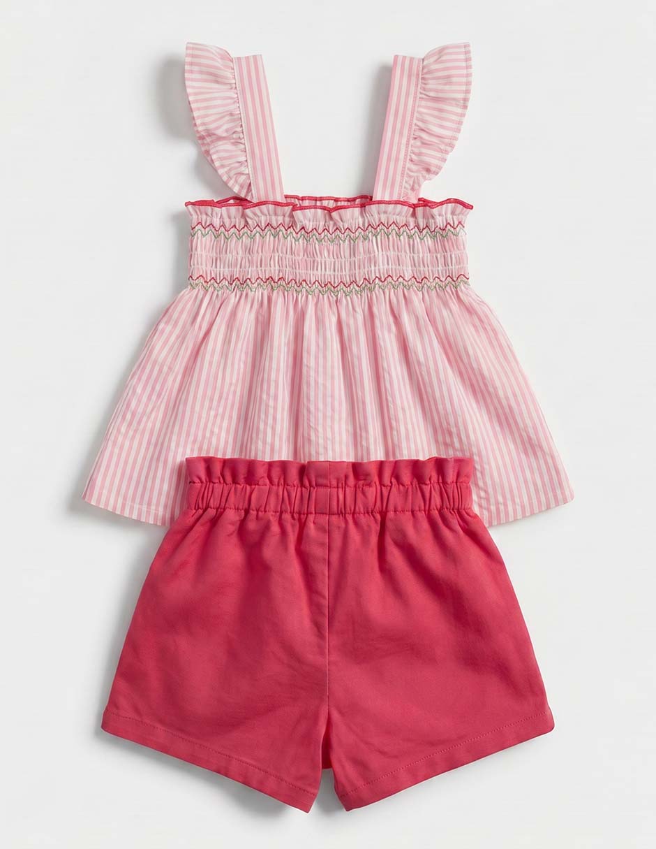 Conjunto de algodón para bebé niña 3