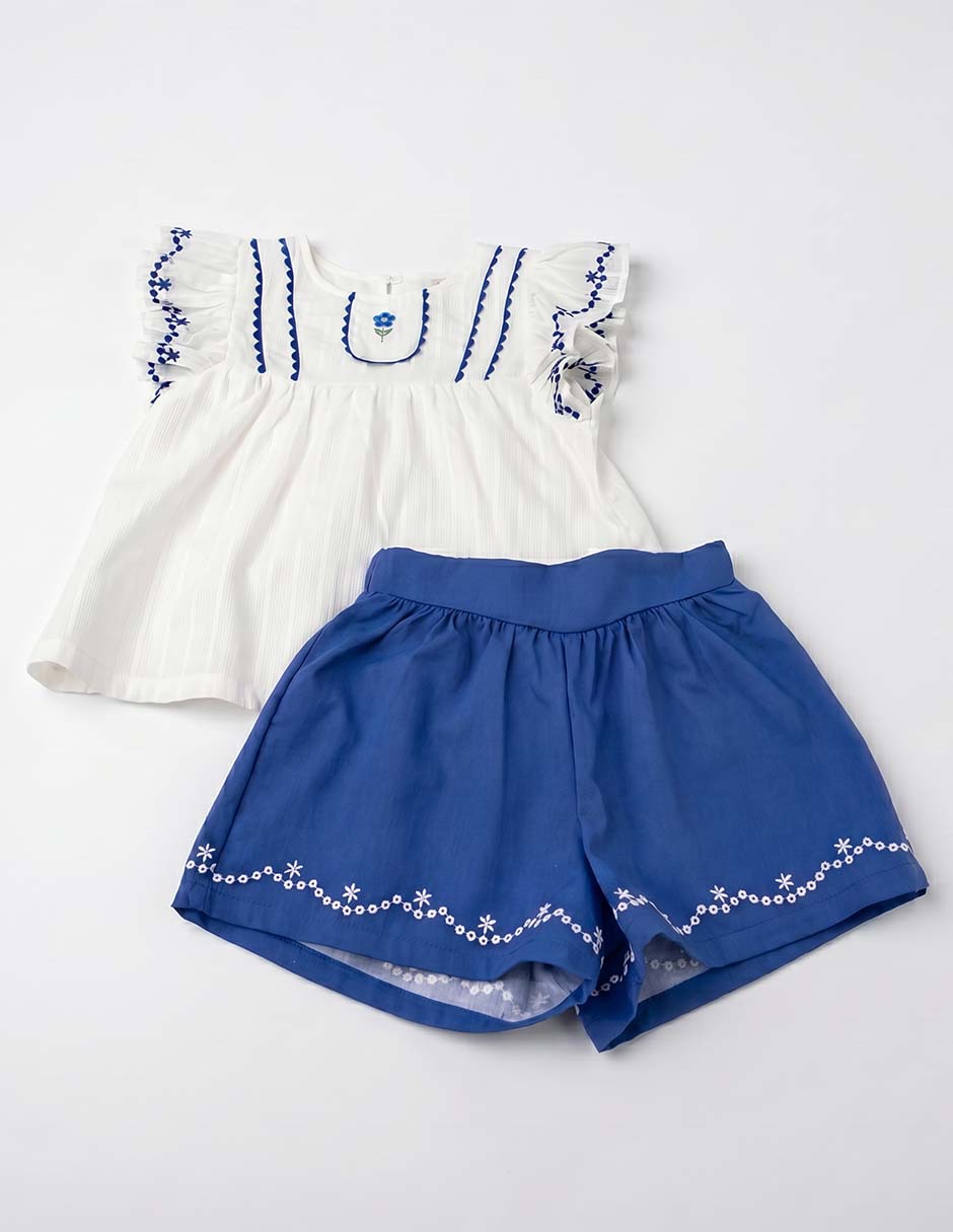 Conjunto de algodón para bebé niña 2