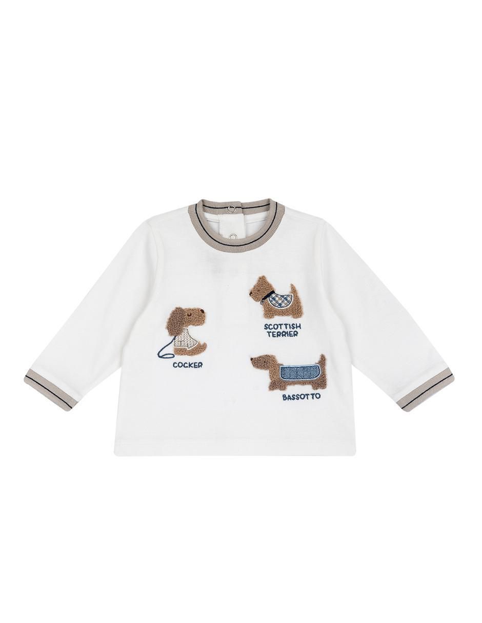 Playera manga larga para bebé niño