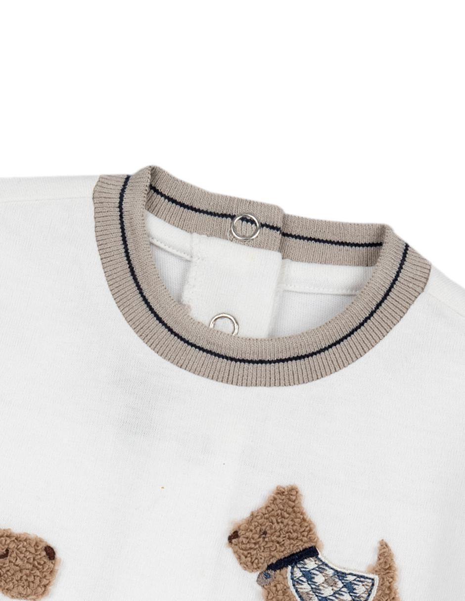 Playera manga larga para bebé niño 2