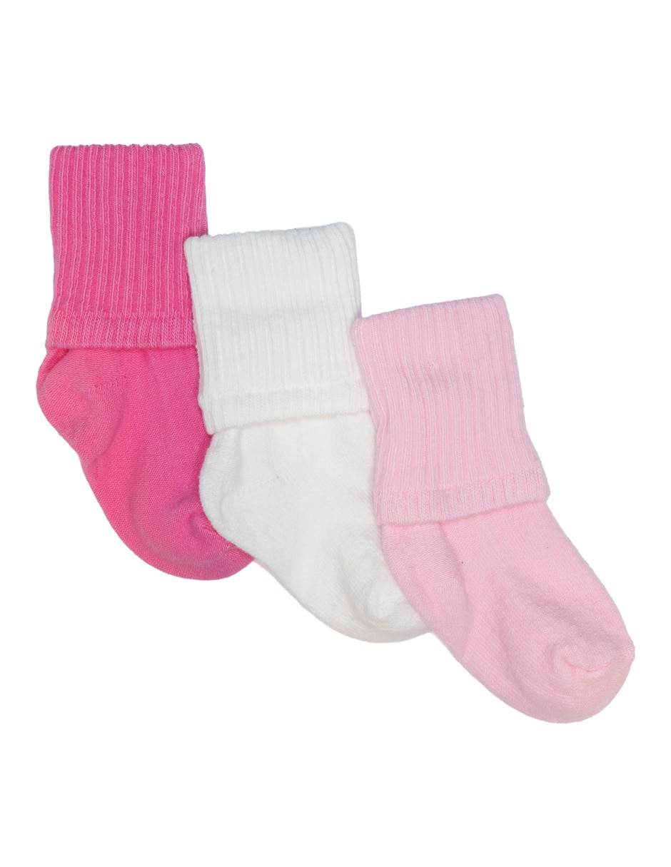 Tobillo Babies R Us de algodón para bebé 3 pares
