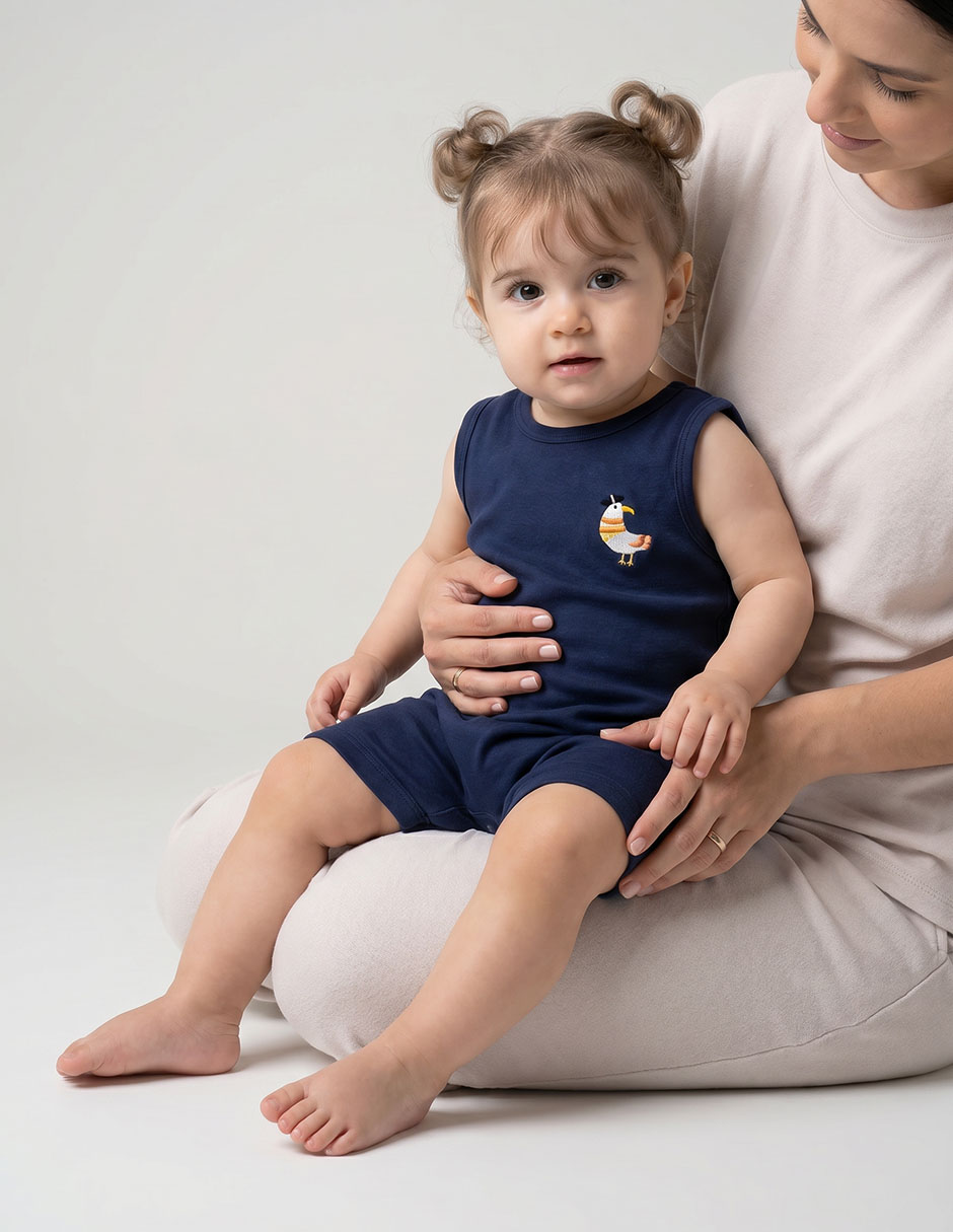 Set Pañalero Con Sin Accesorios Adicionales De Algodón Y Elastano 3