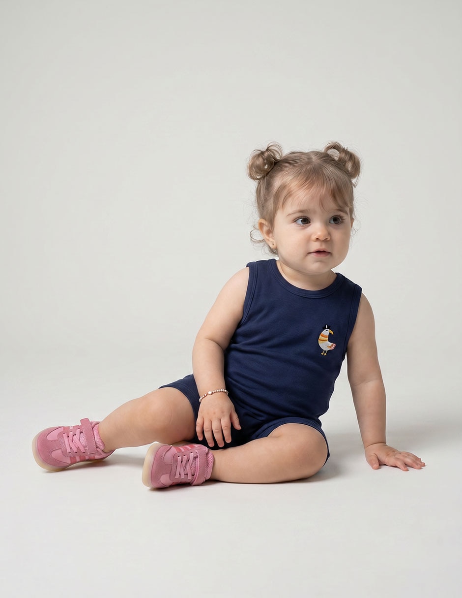 Set Pañalero Con Sin Accesorios Adicionales De Algodón Y Elastano 4