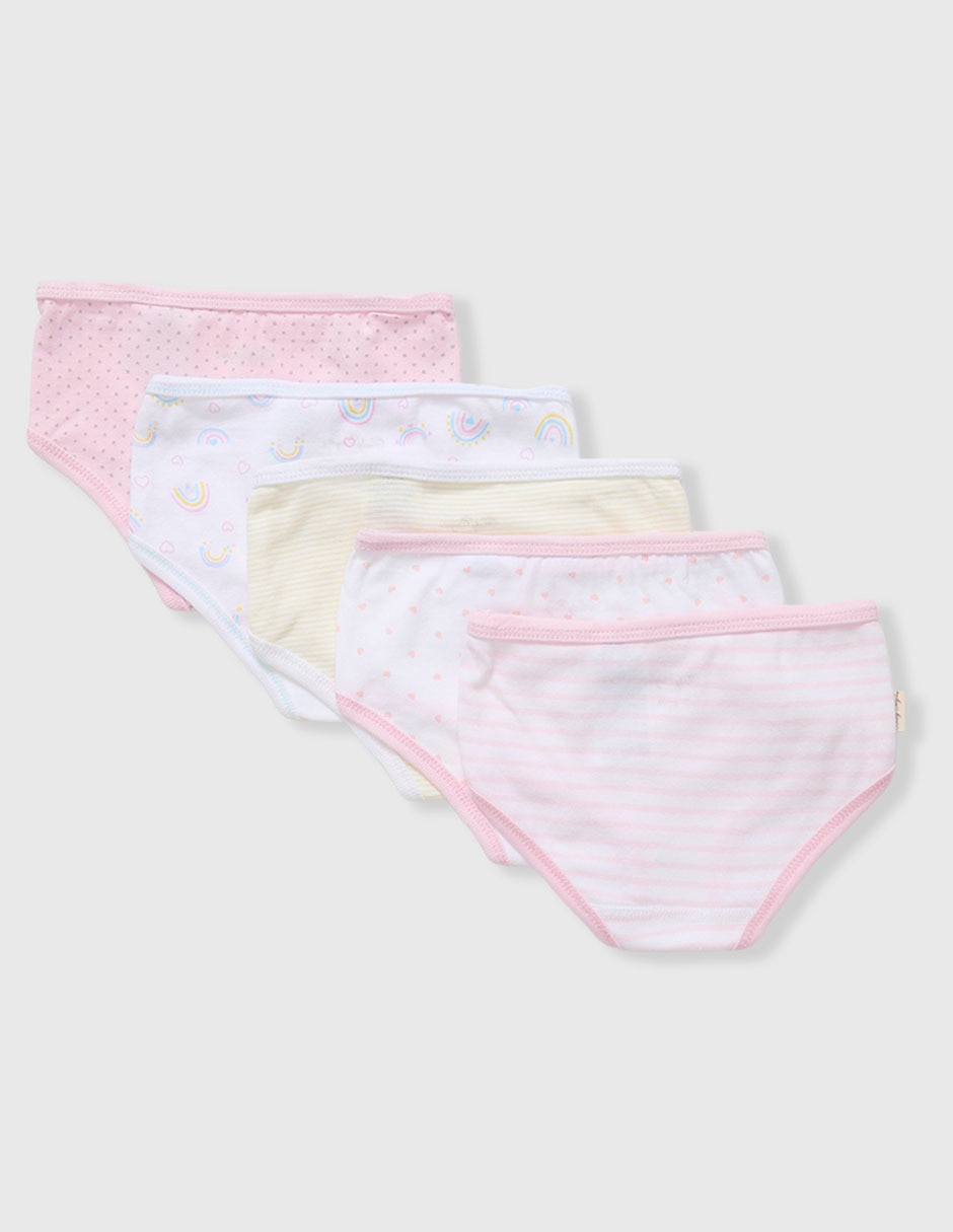 Set calzón de algodón para bebé niña 6