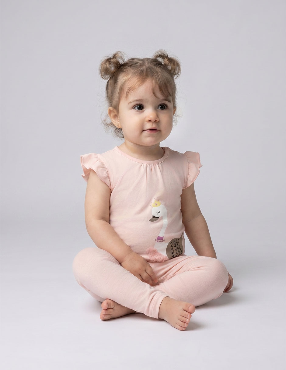 Conjunto Casual Baby Creysi Collection Pequeña Bailarina De Algodón Para Bebé Niña