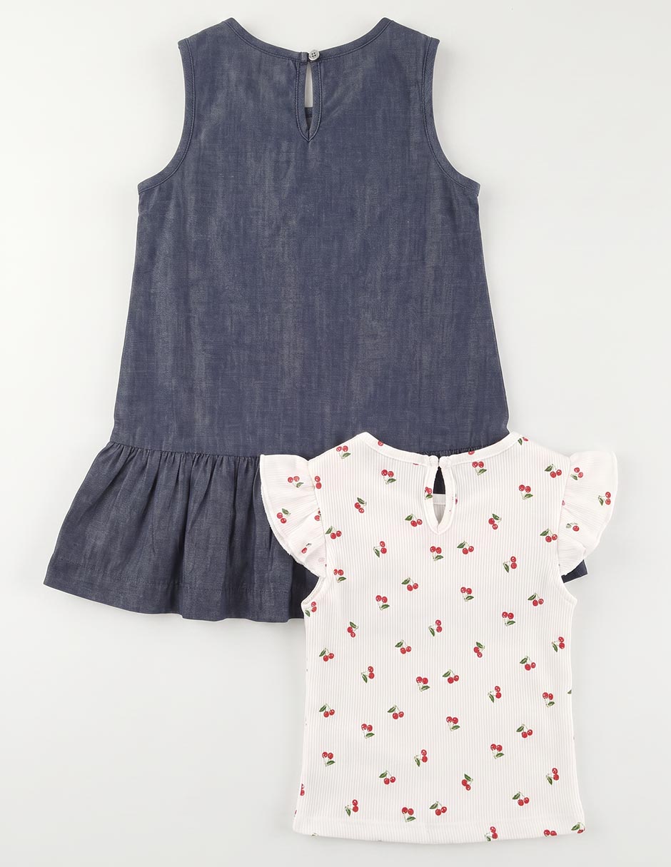 Conjunto de algodón para bebé niña 3