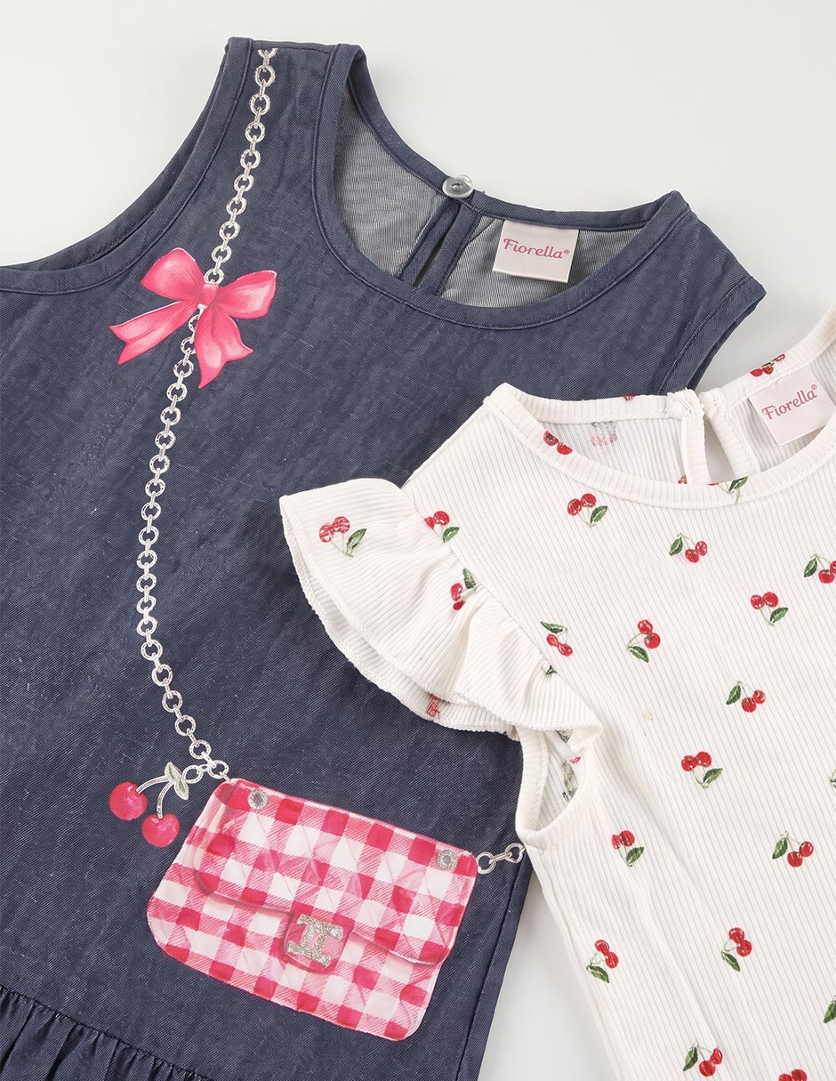 Conjunto de algodón para bebé niña 4