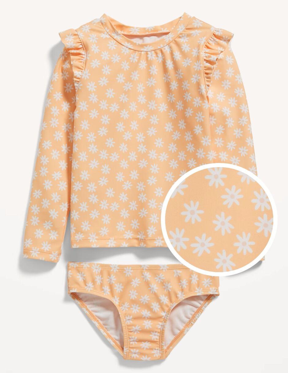 Conjunto traje de baño para niña Conjunto traje de baño para niña