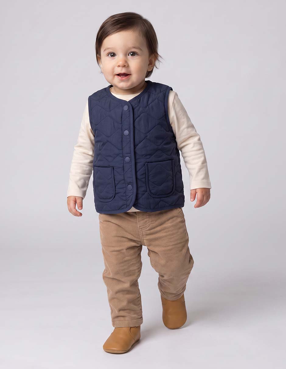 Chaleco con bolsillos para niño Chaleco con bolsillos para niño