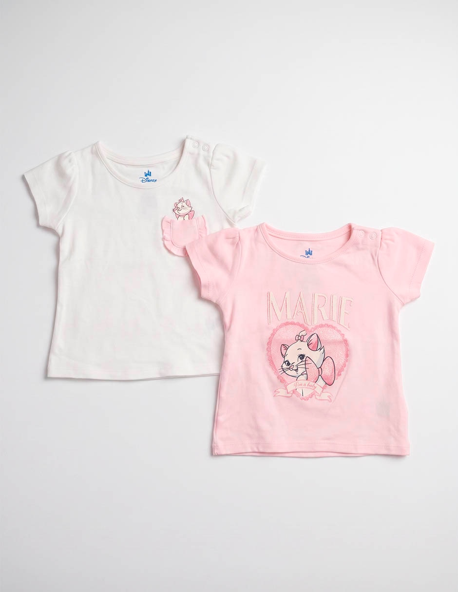Set playera Marie manga corta para niña 2