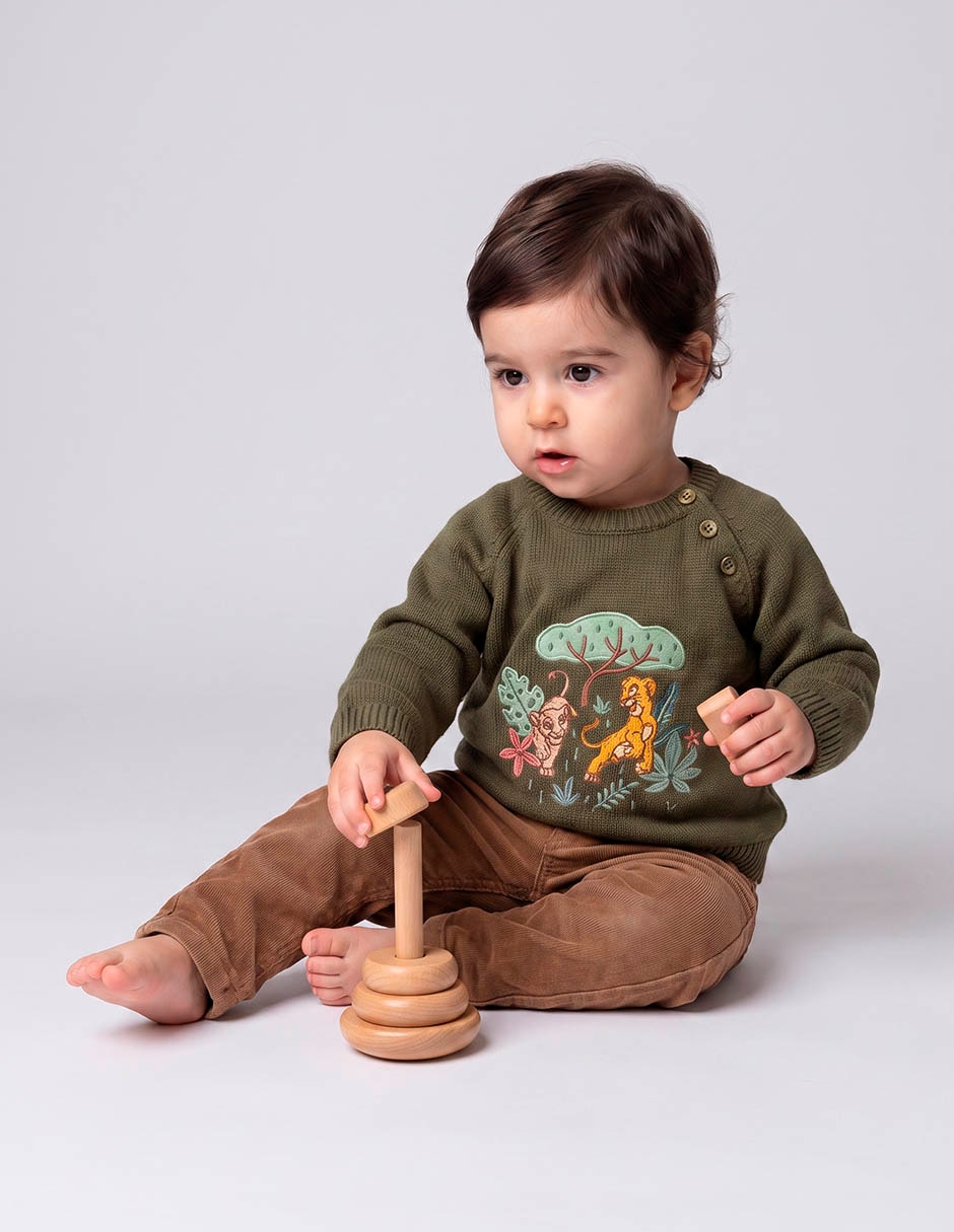 Suéter tejido para niño