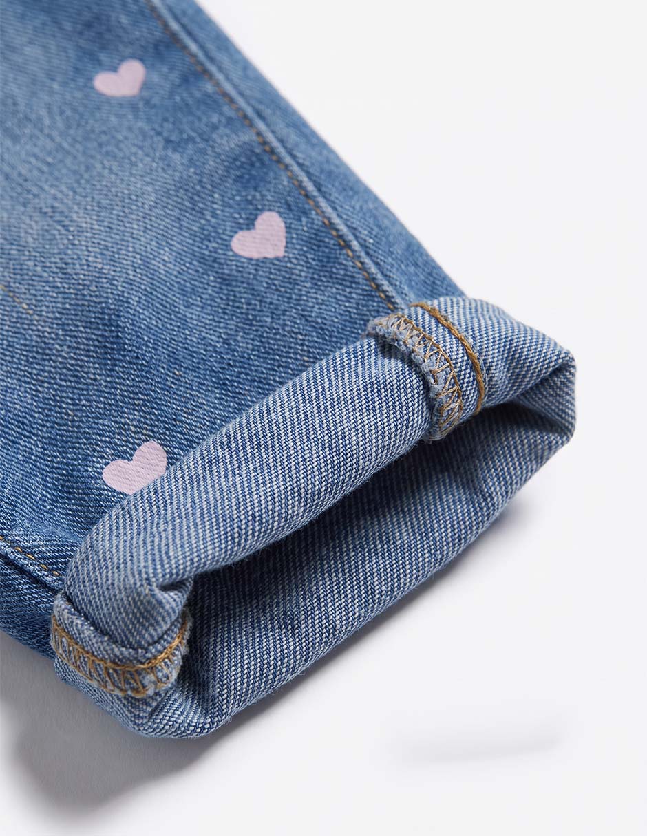 Jeans straight para niña 4