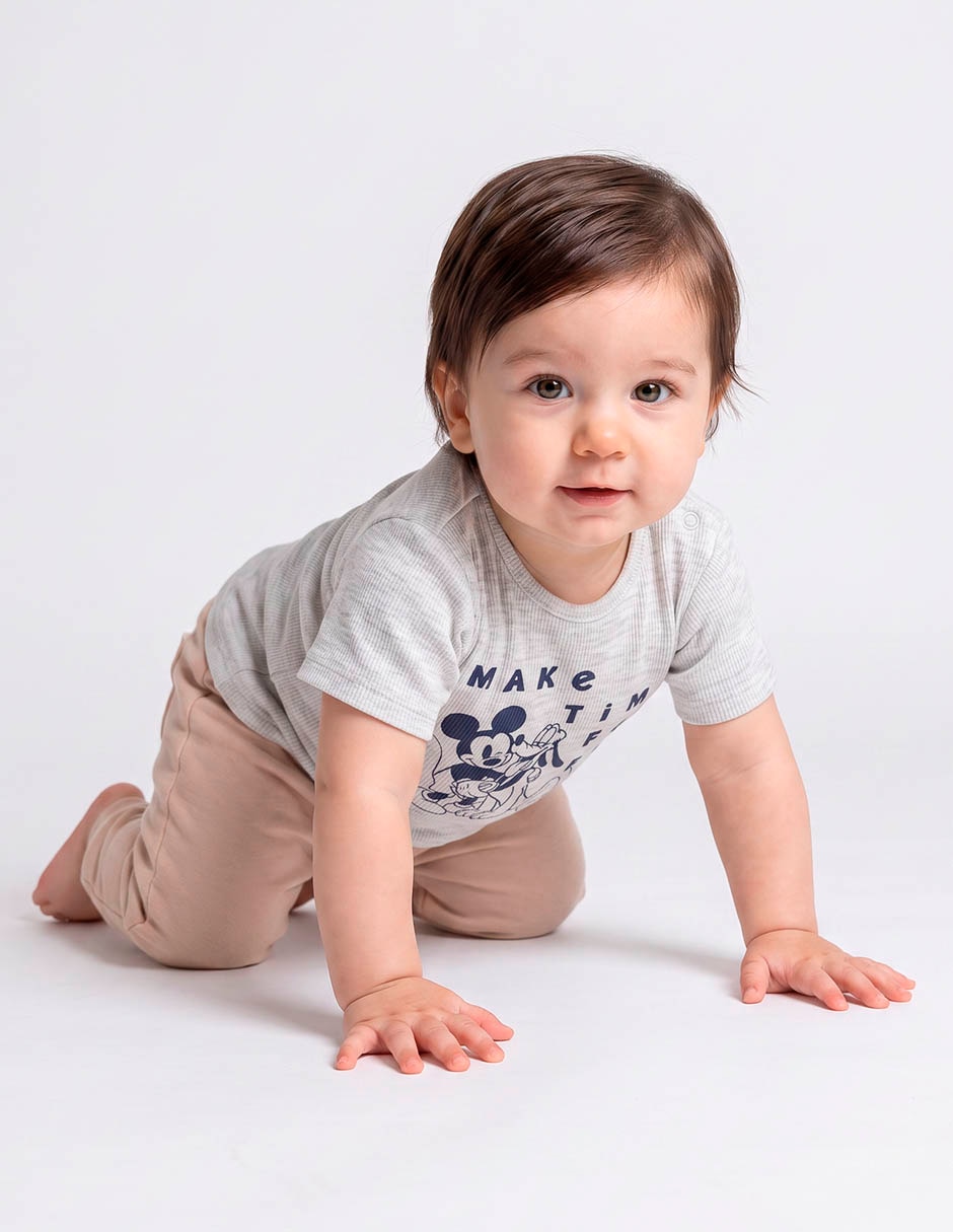 Playera manga corta para bebé niño Playera manga corta para bebé niño