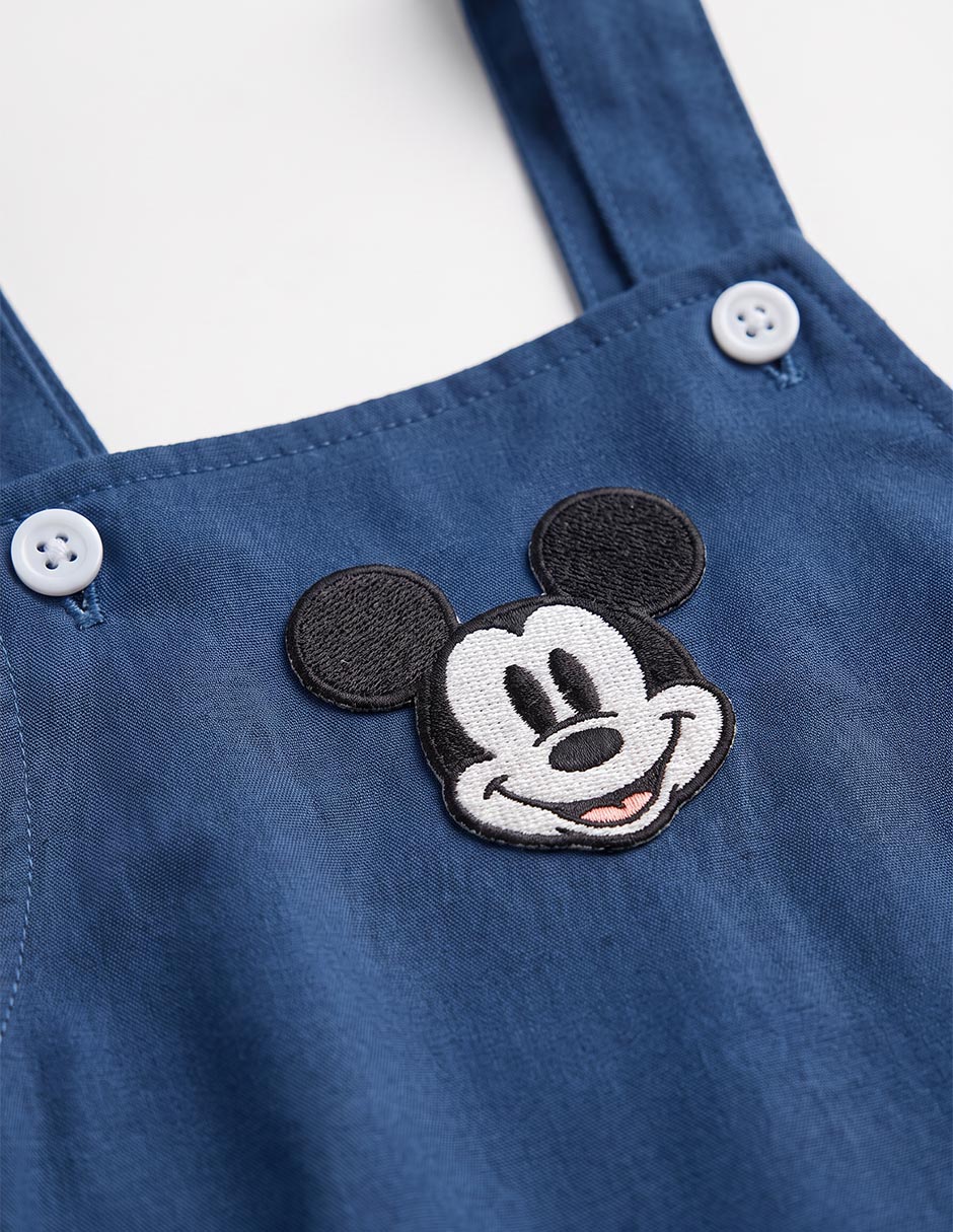Conjunto overol casual de algodón para niño 2 piezas 4