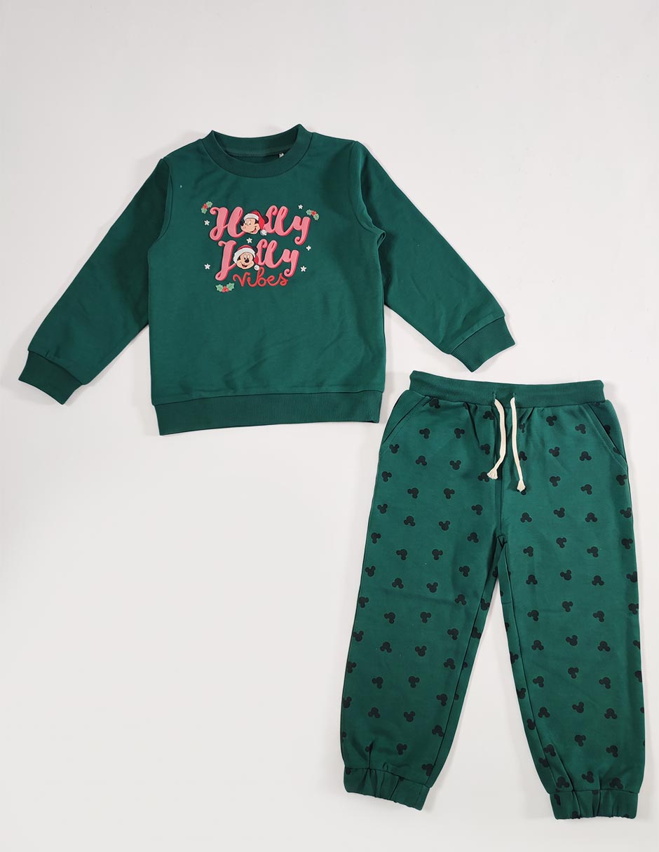 Conjunto Mickey Mouse de algodón para bebé 2 piezas 3