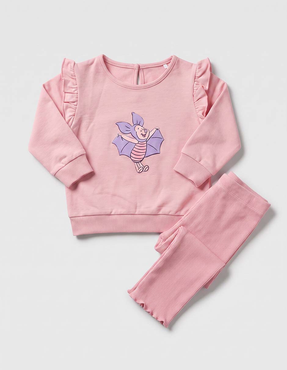 Conjunto piqueniques babies de algodón para bebé niña 2 piezas